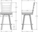Amisco Owen Swivel Stool-2