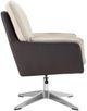 Linon Maddie Brown/Natural Swivel Chair-3