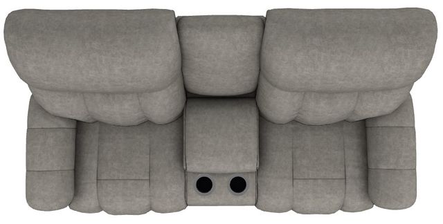 La-Z-Boy® Morrison Charcoal Power Reclining Loveseat with Console, Headrest, and Lumbar-4