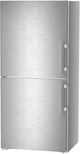 Liebherr 30" 12.8 Cu. Ft. SmartSteel Stainless Steel Bottom Freezer Refrigerator-2