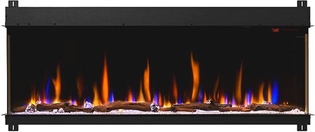 Dimplex® Ignite® Bold Black 88'' Built-in Linear Electric Fireplace-2