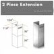 ZLINE 36" Stainless Steel Chimney Extension-3