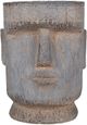 A & B Home Rustic Stone Gaze Easter Island Statue Planter-1