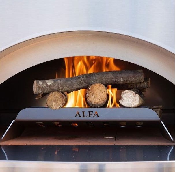Alfa 4 Pizze Wood Burning Hybrid Kit (Classico & Moderno) Stainless Steel-1