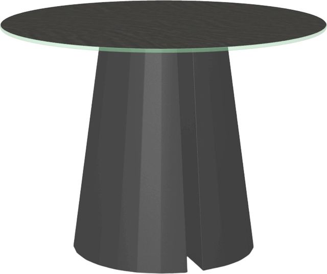 Amisco Customizable Gemma 42" Round Dining Table with 0.5" Starstone on Glass Top-0