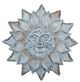 A & B Home Gray Sun Face Wall Decor-0