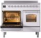 Ilve® Nostalgie II Series 40" White Pro Style Induction Range-1