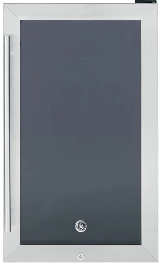 GE® 19" 4.1 Cu. Ft Stainless Steel Wine Cooler-0