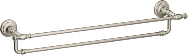KOHLER® Artifacts® 24" Vibrant Brushed Nickel Double Towel Bar-0