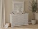 International Furniture Direct Terra Vintage White Dresser-1