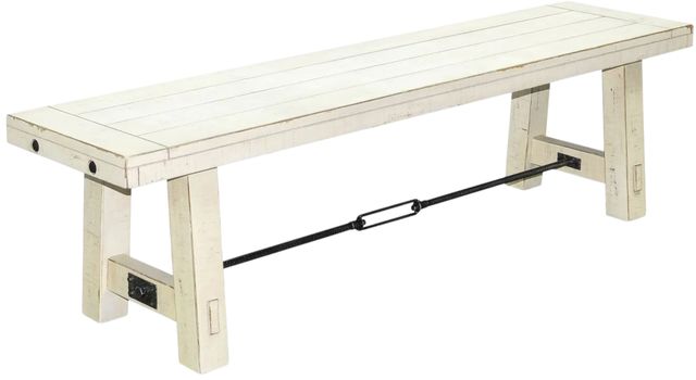 Sunny Designs™ Marina White Sand Bench with Turnbuckle-0