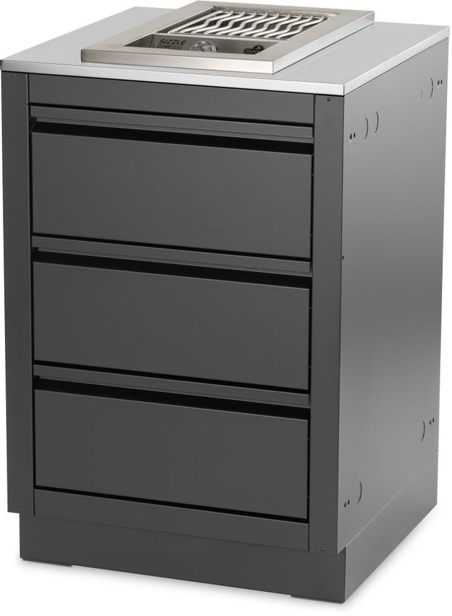 Napoleon OASIS® 24" x 24" Stainless Steel Countertop with 10" Burner Cutout-4