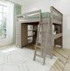 Maxwood Furniture Inc. Mayfair Stone Youth Full Loft Storage Bed-1