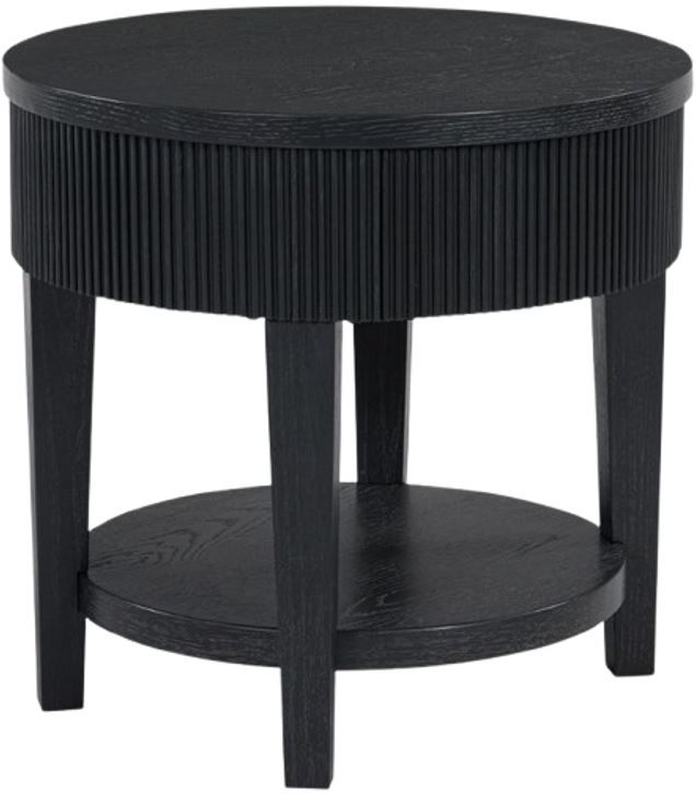 Signature Design by Ashley® Marstream Black End Table-0