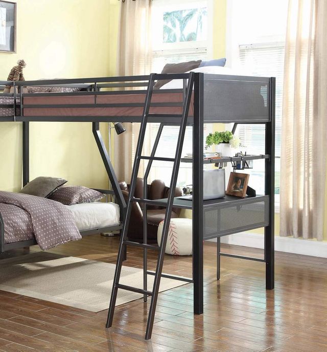 Coaster® Meyers 2-Piece Black Twin/Twin Bunk Bed-3