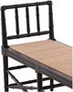 Furniture Classics Palm Matte Black/Tan Bench-3