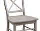 John Thomas Furniture® Dining Essentials Taupe Gray X-Back Dining Chair-1