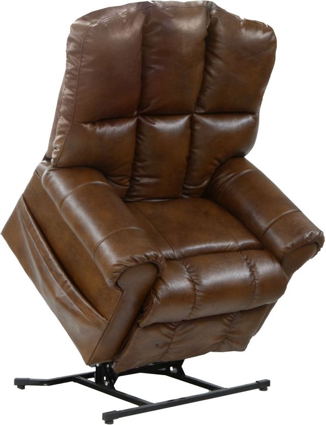 Catnapper® Stallworth Chestnut Power Lift Full Lay Out Chaise Recliner-2