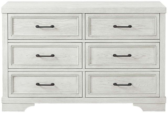 Westwood Design Foundry White Dove 6-Drawer Dresser-2