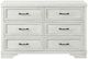 Westwood Design Foundry White Dove 6-Drawer Dresser-2