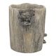 A & B Home Nickel 9" Planter With Mushroom-3
