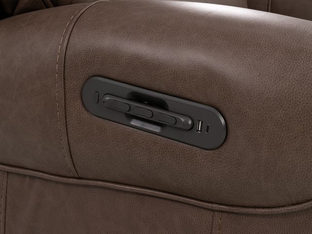 Umber Power Console Loveseat-1