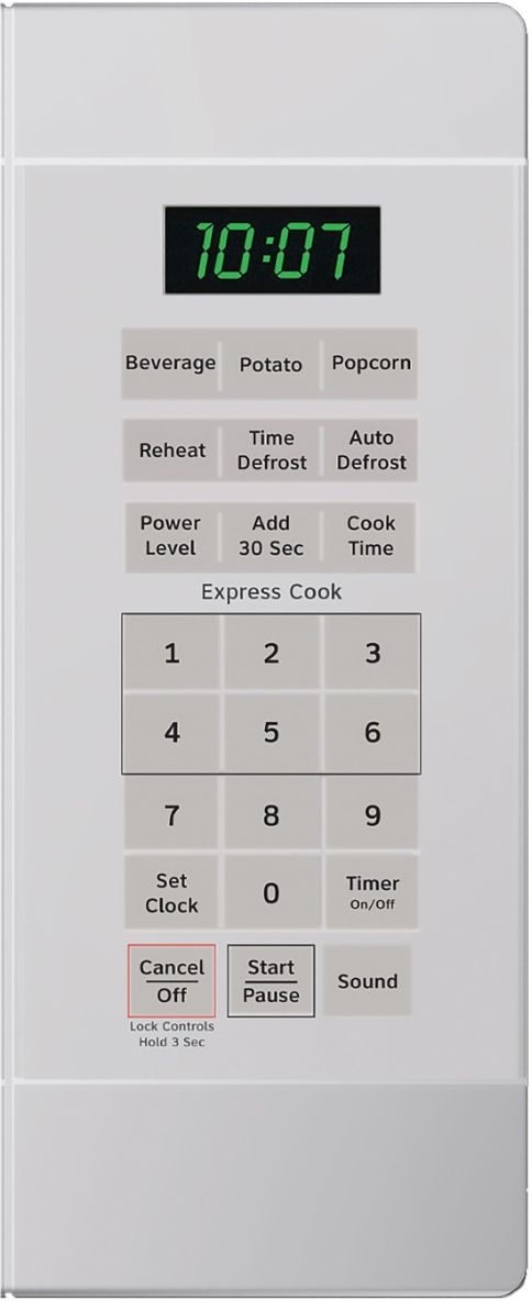 Hotpoint® 0.7 Cu. Ft. White Countertop Microwave-1