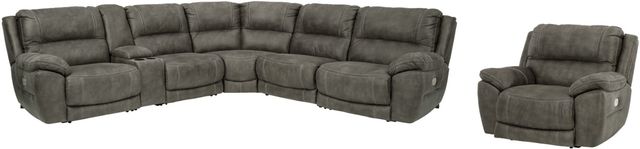 Signature Design by Ashley® Cranedall 2-Piece Quarry Living Room Set with Power Reclining Sectional-0
