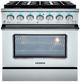 VEZENI Reminiscia 36" Stainless Steel Pro Style Dual Fuel Range-0