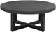 John Thomas Furniture® Parks Black Aluminum Outdoor Sequoia Round Coffee Table-1