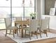 Elements International Eleanor 7-Piece Brown Dining Set-1