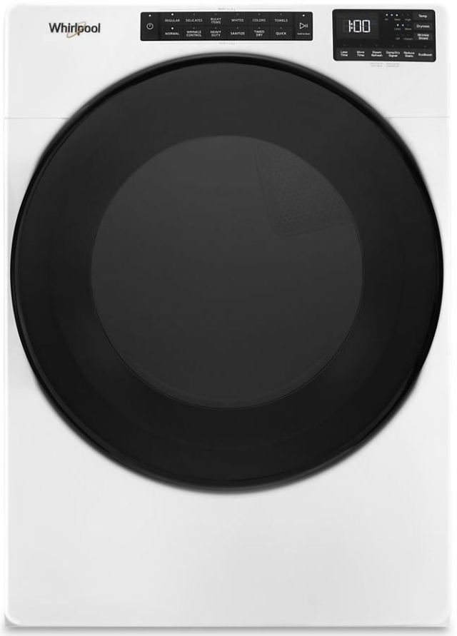 Whirlpool® 7.4 Cu. Ft. White Front Load Electric Dryer -0