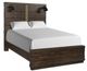 Bernards Edison Brown Queen Panel Bed-0