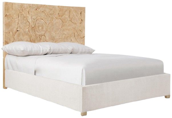Bernhardt Calavaras Bernhardt Interiors Bleached Teak/White King Panel Bed-0