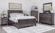 Mako Wood Furniture Scarlett Brown Queen Storage Panel Bed-1