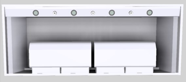 Vent-A-Hood® Designer Series 60" White Wall Mounted Range Hood-2