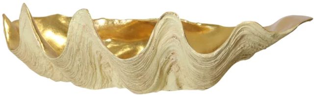 Stylecraft Norman Wyatt Home Gold/Natural Clam Bowl-0