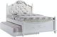 Elements International Alana 3-Piece White Full Youth Bedroom Set-1