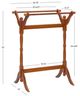 Powell® Boone Oak Blanket Rack-2