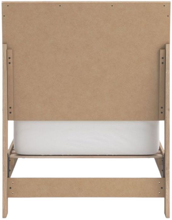 Signature Design by Ashley® Cielden Beige Twin Panel Bed-3
