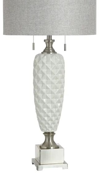 Stylecraft Cadier Silver Table Lamp-1