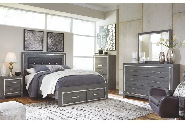 Signature Design by Ashley® Lodanna 2-Piece Gray Queen Panel Bed Set-3