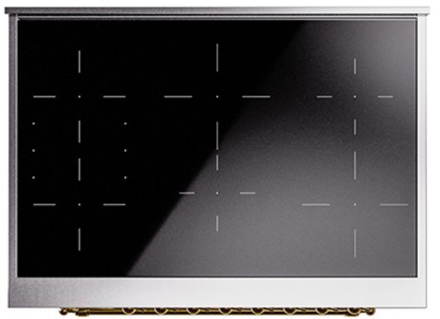 Ilve® Nostalgie II Series 36" Midnight Blue Pro Style Induction Range-3