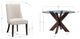 Powell® Auden 5-Piece Beige/Espresso Dining Table Set -2
