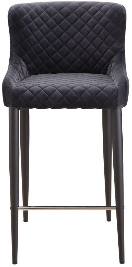 Moe's Home Collection Etta Dark Grey Counter Stool-0