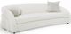 VIG Furniture Modrest Joshua White Modern Curved Sofa-0