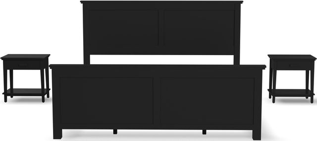 homestyles® Oak Park 3-Piece Black King Panel Bedroom Set-0