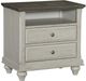Homelegance® Mossbrook Dark Brown/Light Gray Nightstand-0