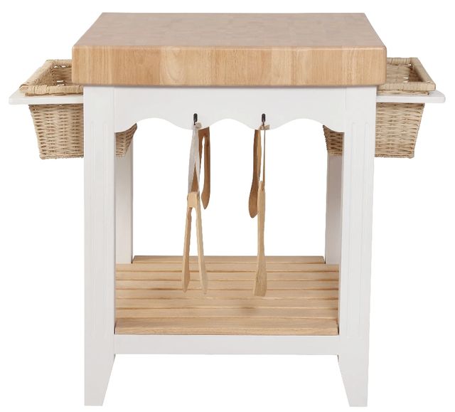 Powell® Kolton White Kitchen Island-4