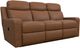 La-Z-Boy® Emmons Oak Leather Manual Reclining Sofa-0